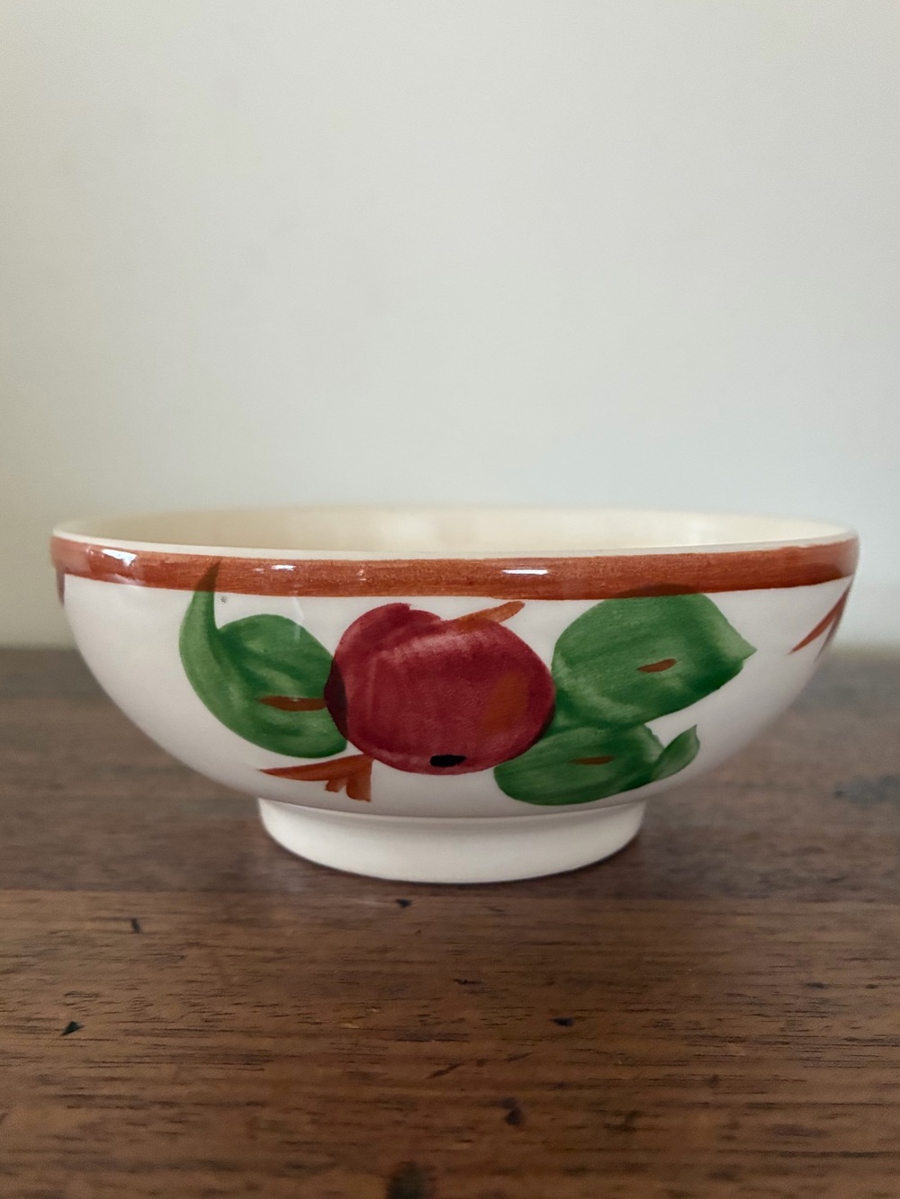 Franciscan Apple Oatmeal Bowl Made in England
